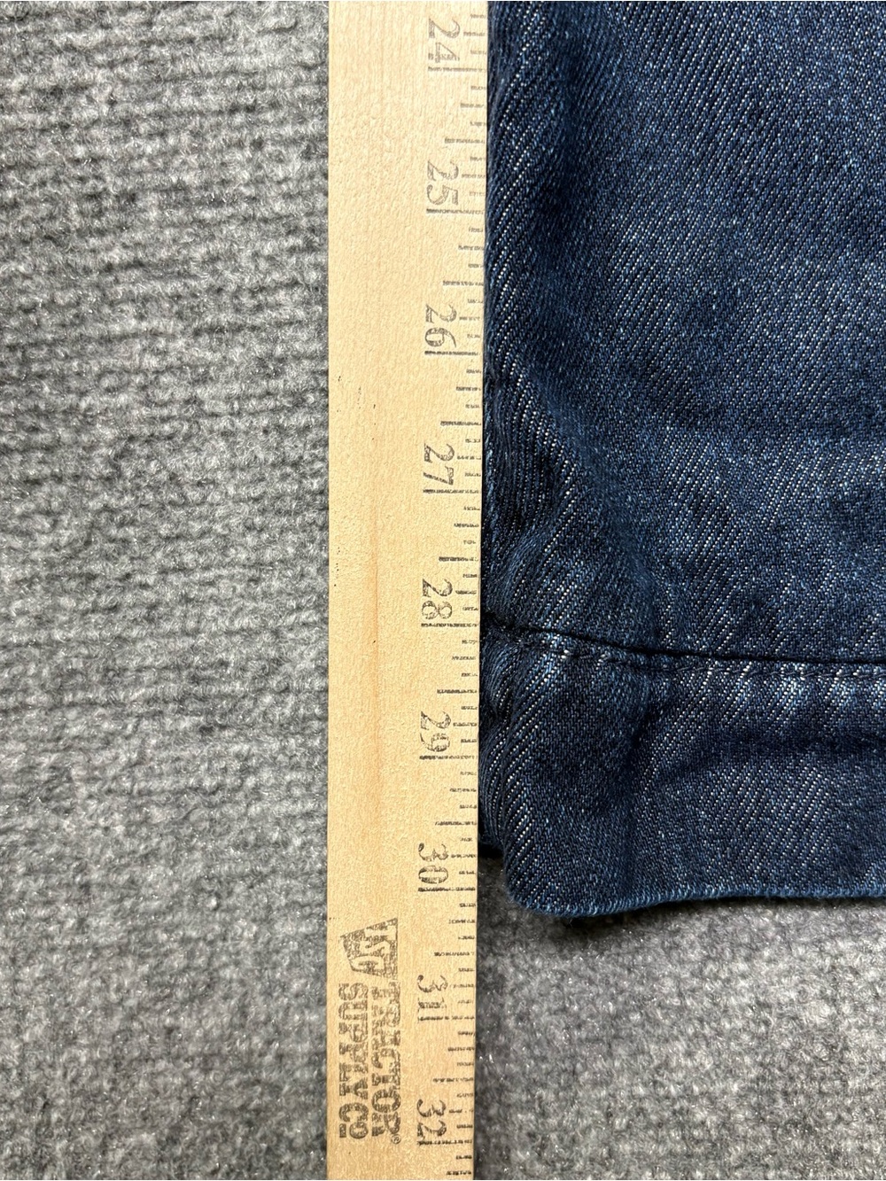 7 For All Mankind Jeans Womens 25 Blue Modern Dojo Tailorless Stormy Wide Leg - Picture 10 of 15